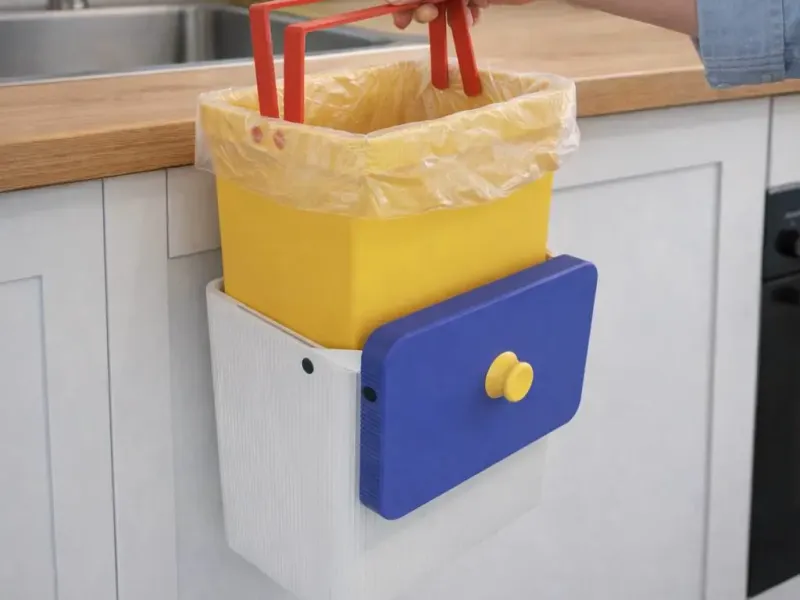 Double Hanging Kitchen Trash Can, Inner Container
