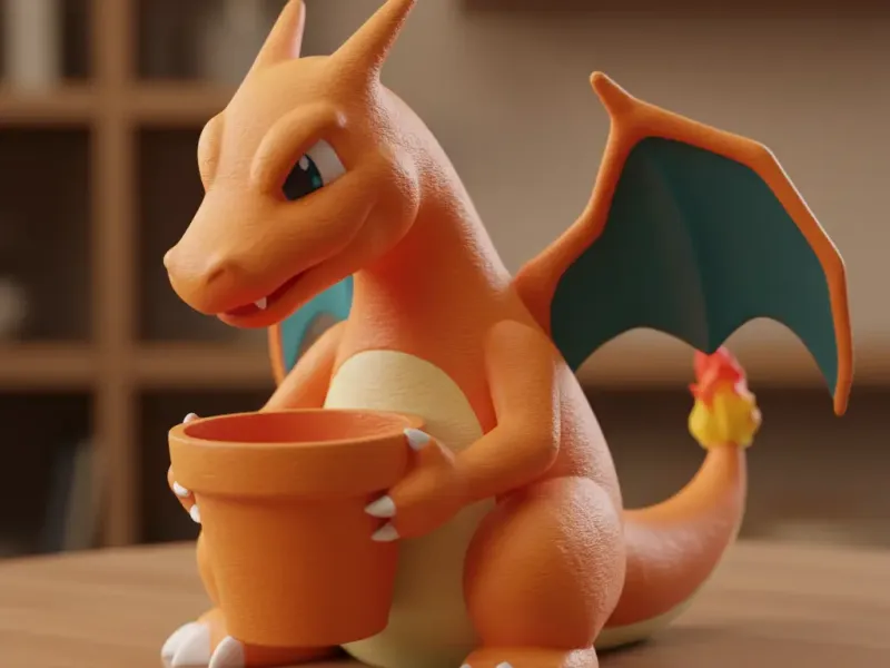 Pocket Monster (Charizard) Pokemon Maceta Pot