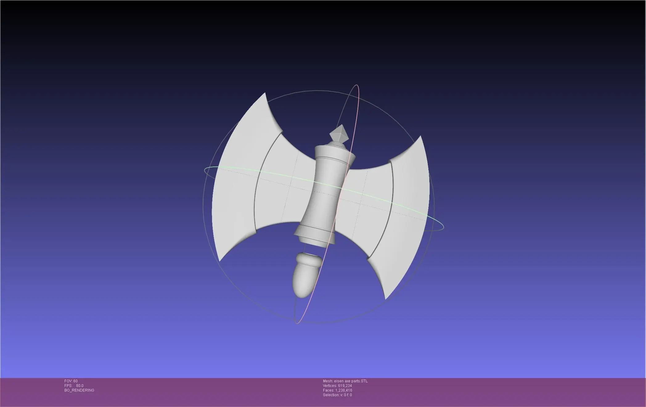 Frieren Eisen Axe Printable Model