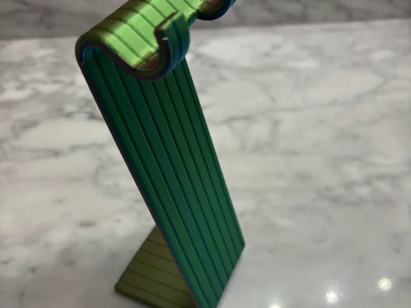 Sleek, modern razor holder