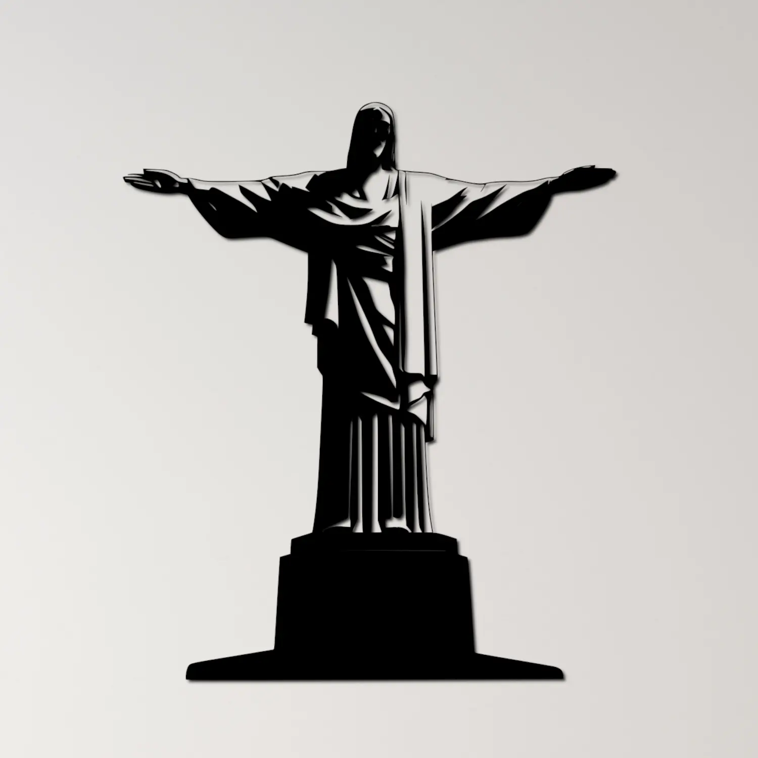 Arte de parede do Cristo Redentor