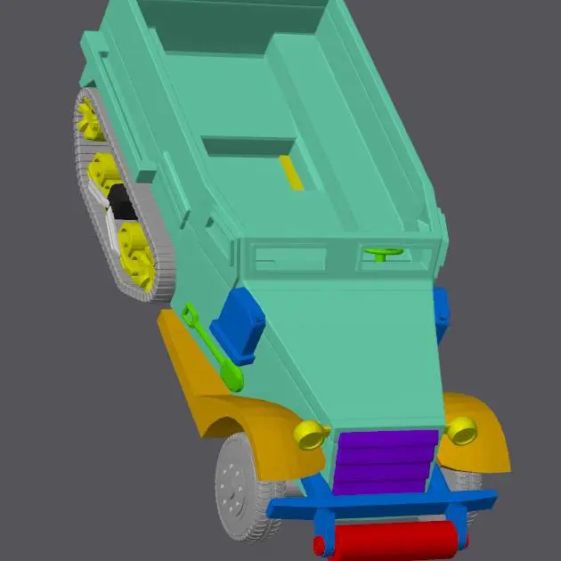 3D Printer Files | 3MF File | 装甲运输车 | Creality Cloud
