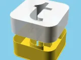 Square Tumblr Logo, nestable box (v1)-2