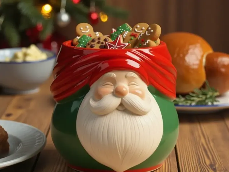 Papai Noel - Pote de Biscoitos