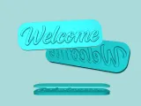 Welcome - Word Mold - Phrase Maker Template-0