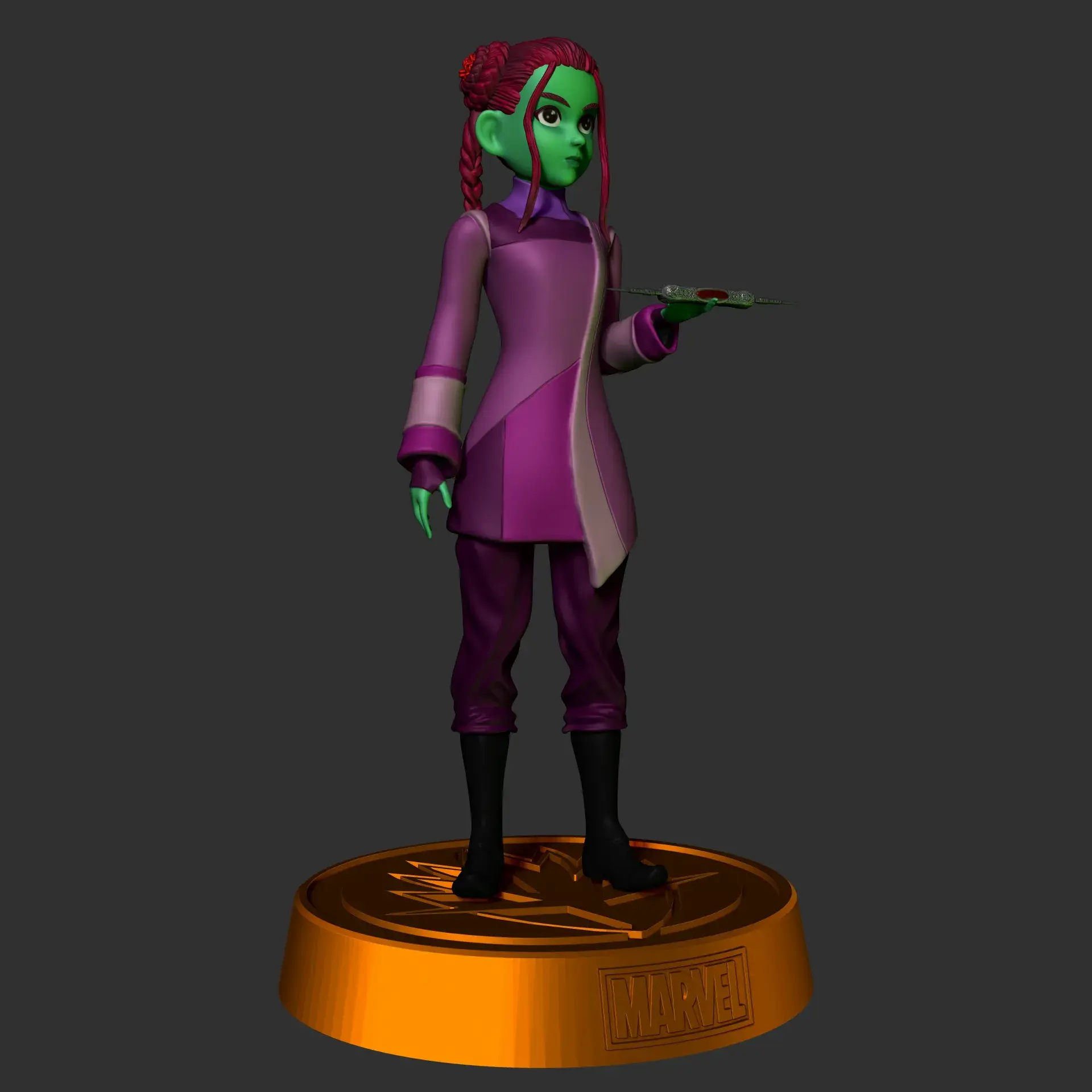 Kid Gamora - fan art