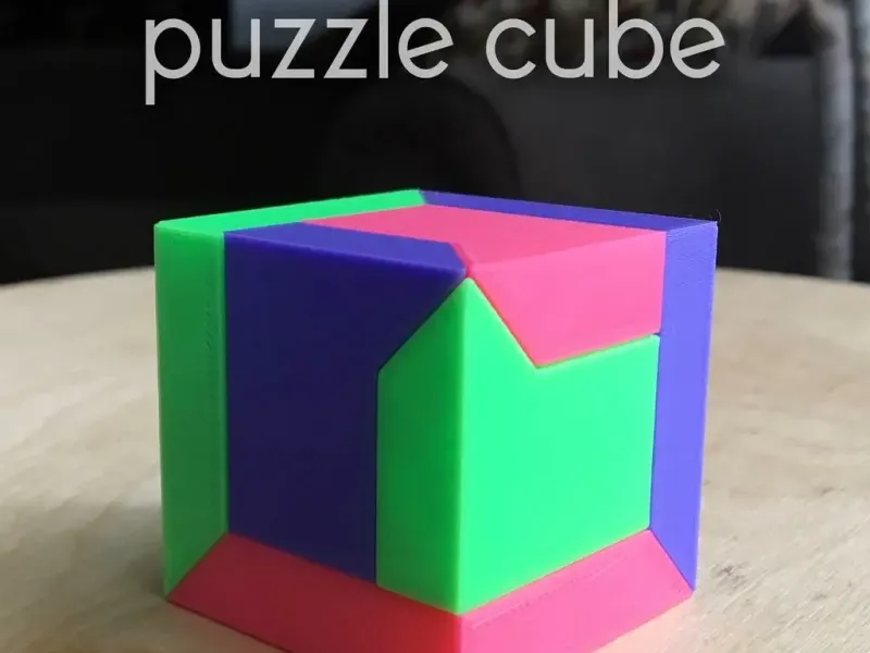 Puzzle Cube (easy print no support)