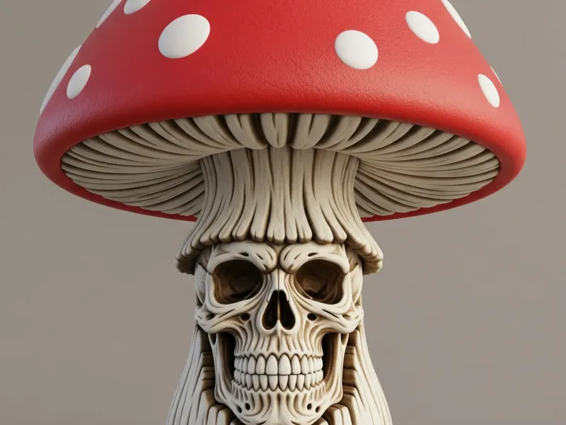 Creepy Mushroom