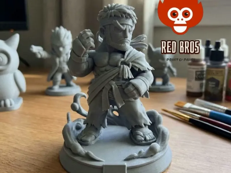 Der Weg des Kriegers beginnt an deinem Drucker! Ryu Chibi