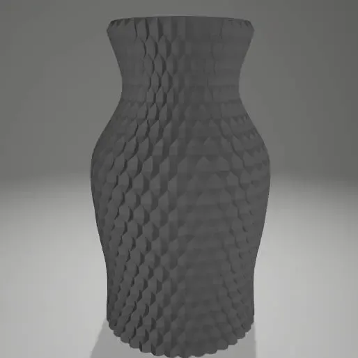 Modern Diamond Shape Vase Ornaments Decoration