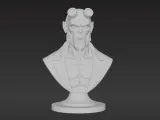 Hellboy bust concept-1