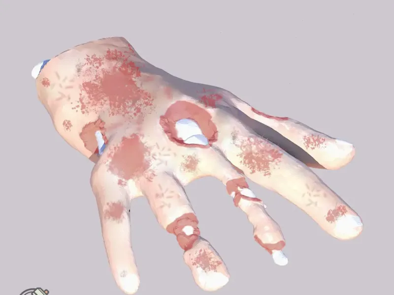 Halloween Bloody Hand ✋🏻🩸🎃
