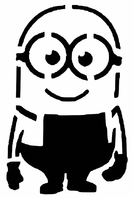 Minion stencil 3