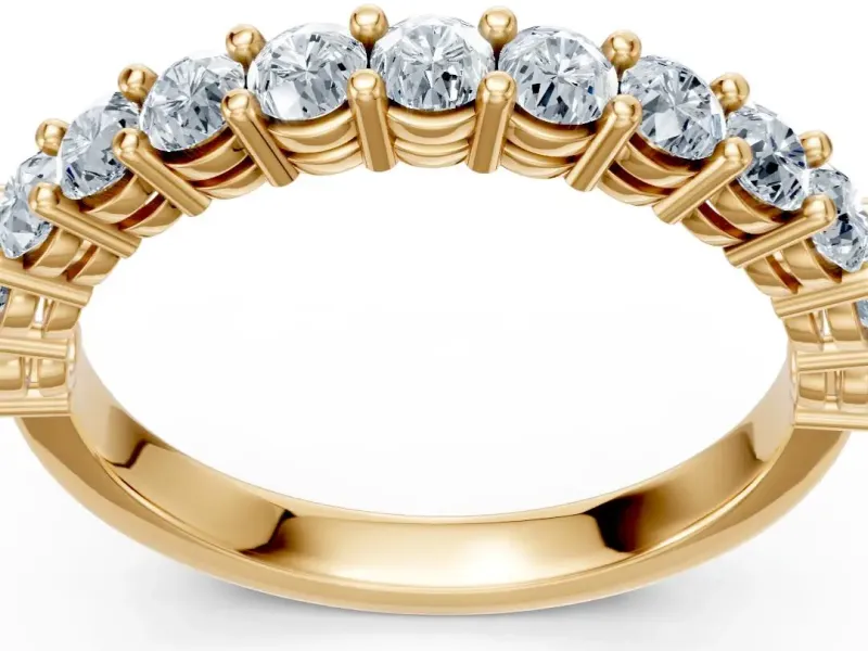 Half Eternity Ring Round Brilliant