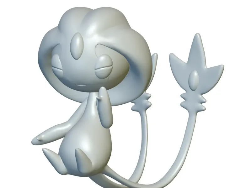 Pokemon Uxie #480 - Ready for 3D Printing!