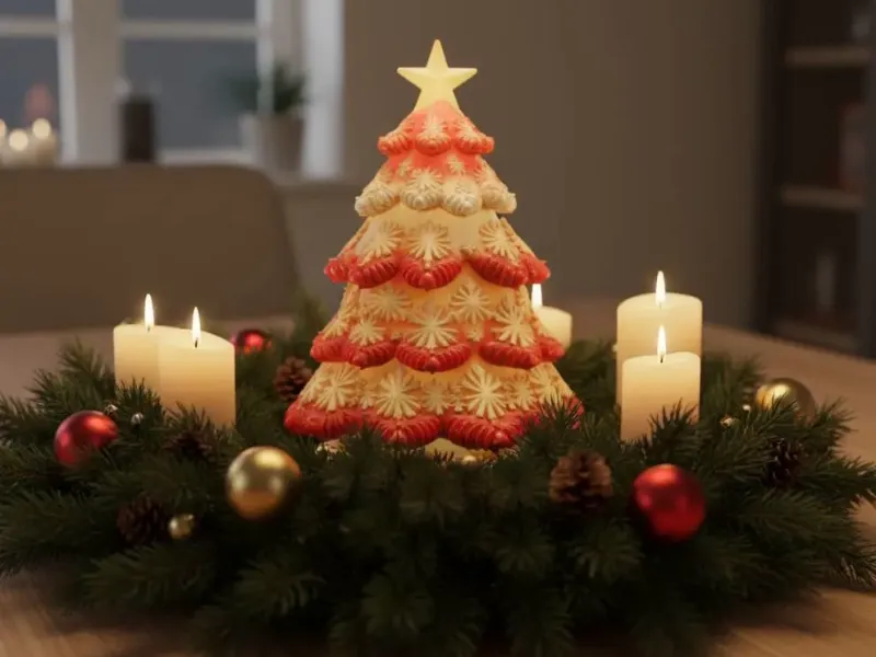 Christmas tree for centerpiece