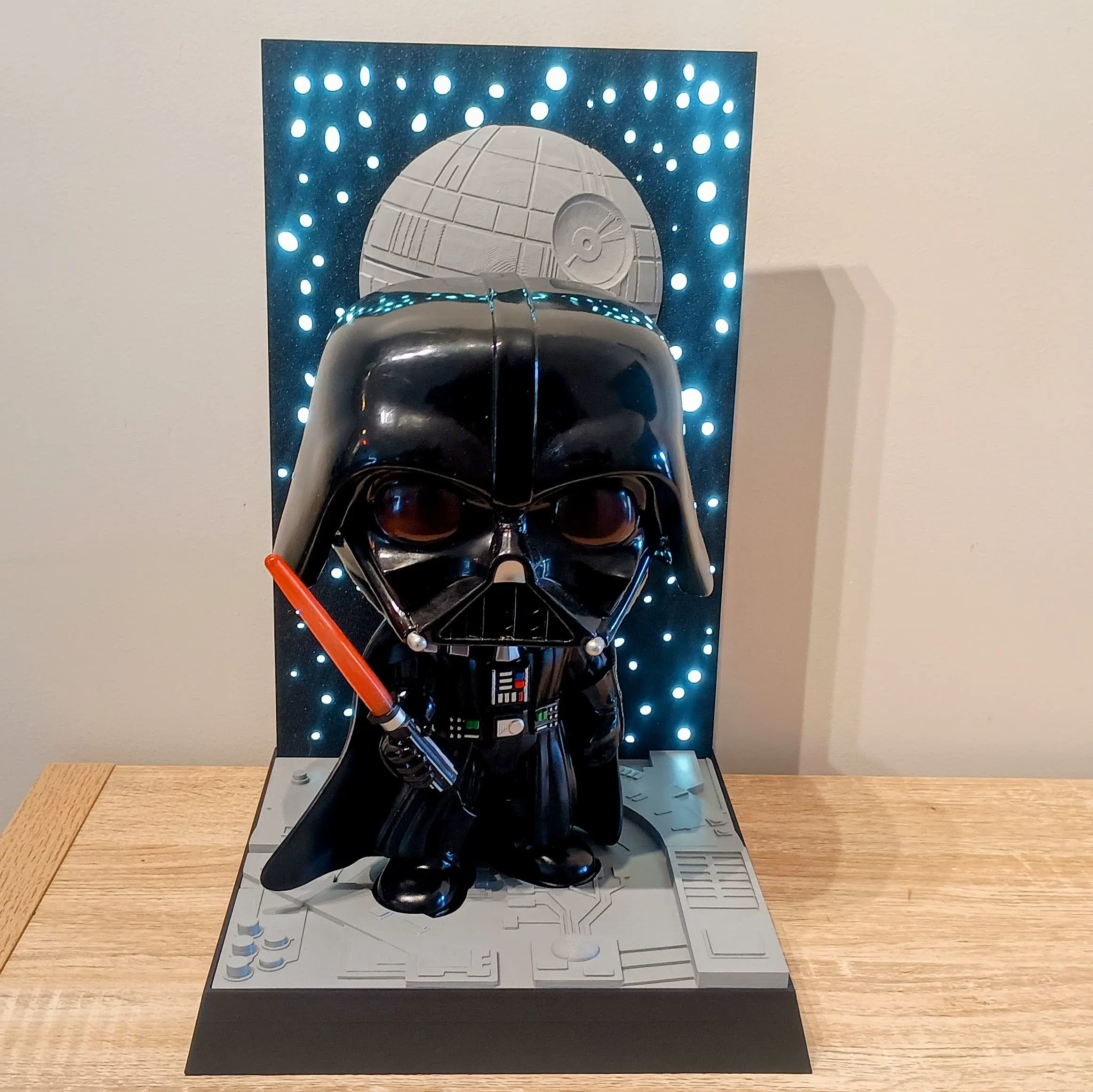 Darth Vader Jumbo Funko Pop LED Display Base