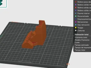 Soporte lateral para carrete de filamento Ender 3 V3 KE
