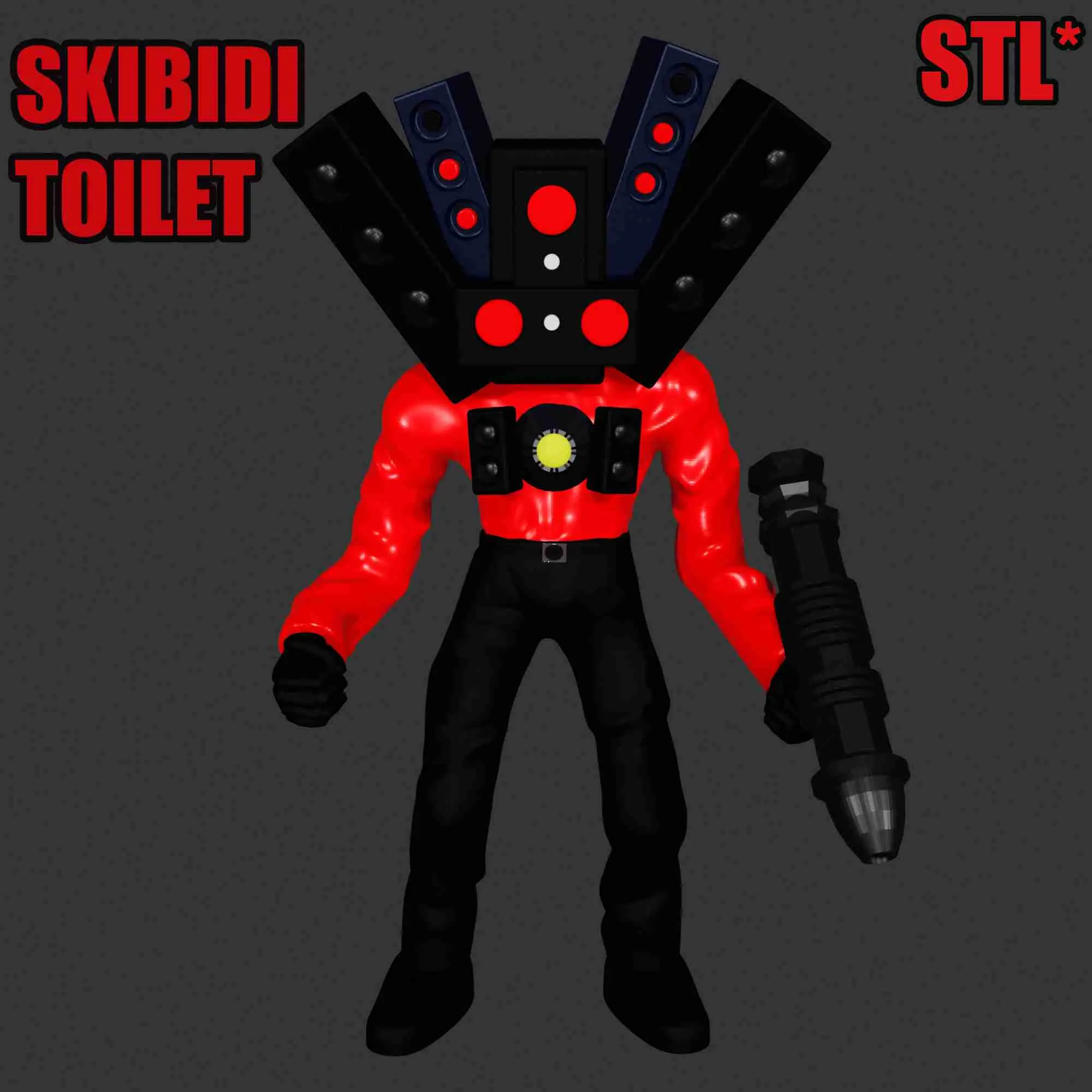 TITAN SPEAKERMAN SKIBIDI TOILET | 3D FAN ART