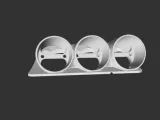 Cache cendrier Peugeot 106 pour jauges 52mm-2