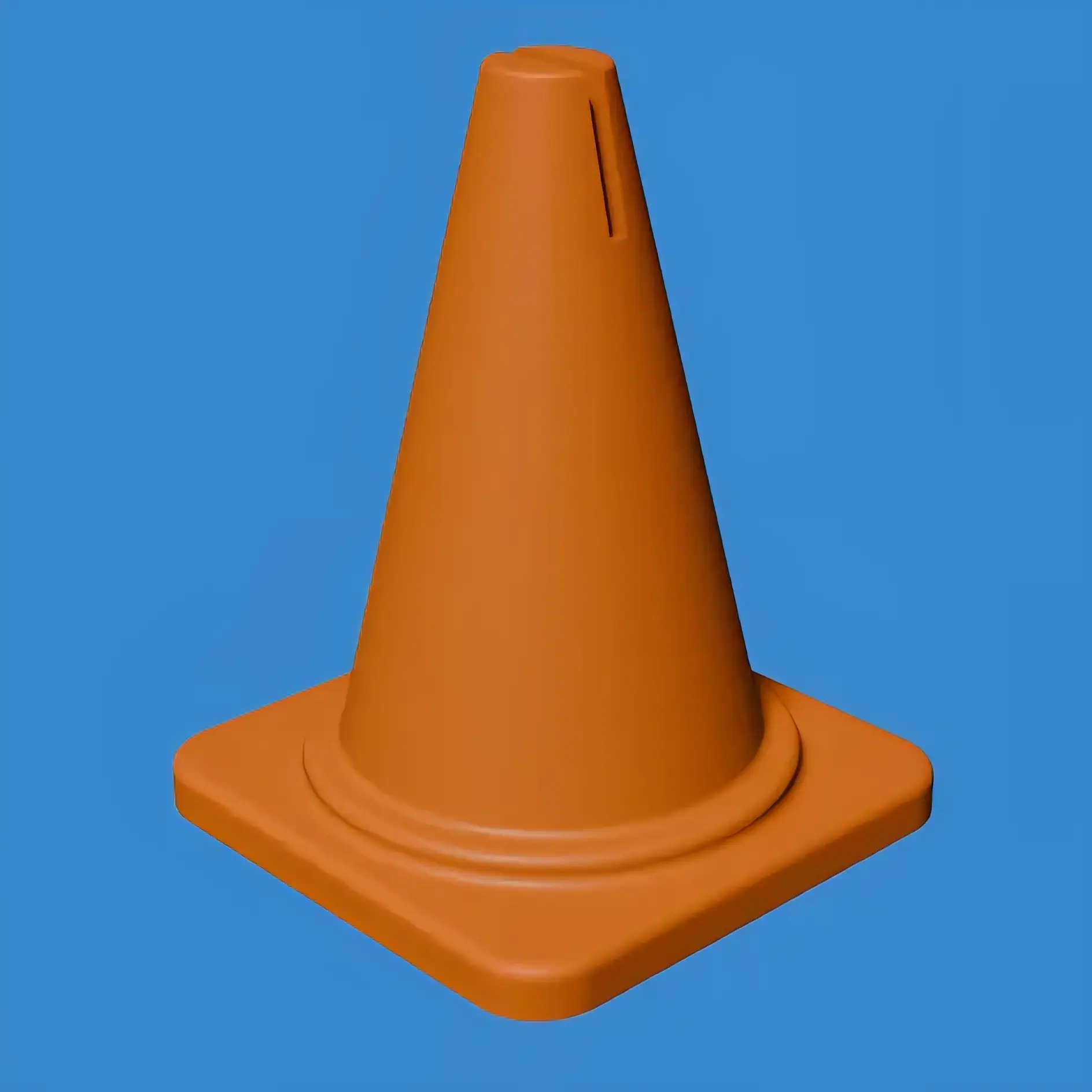Traffic Cone Business Card Holder