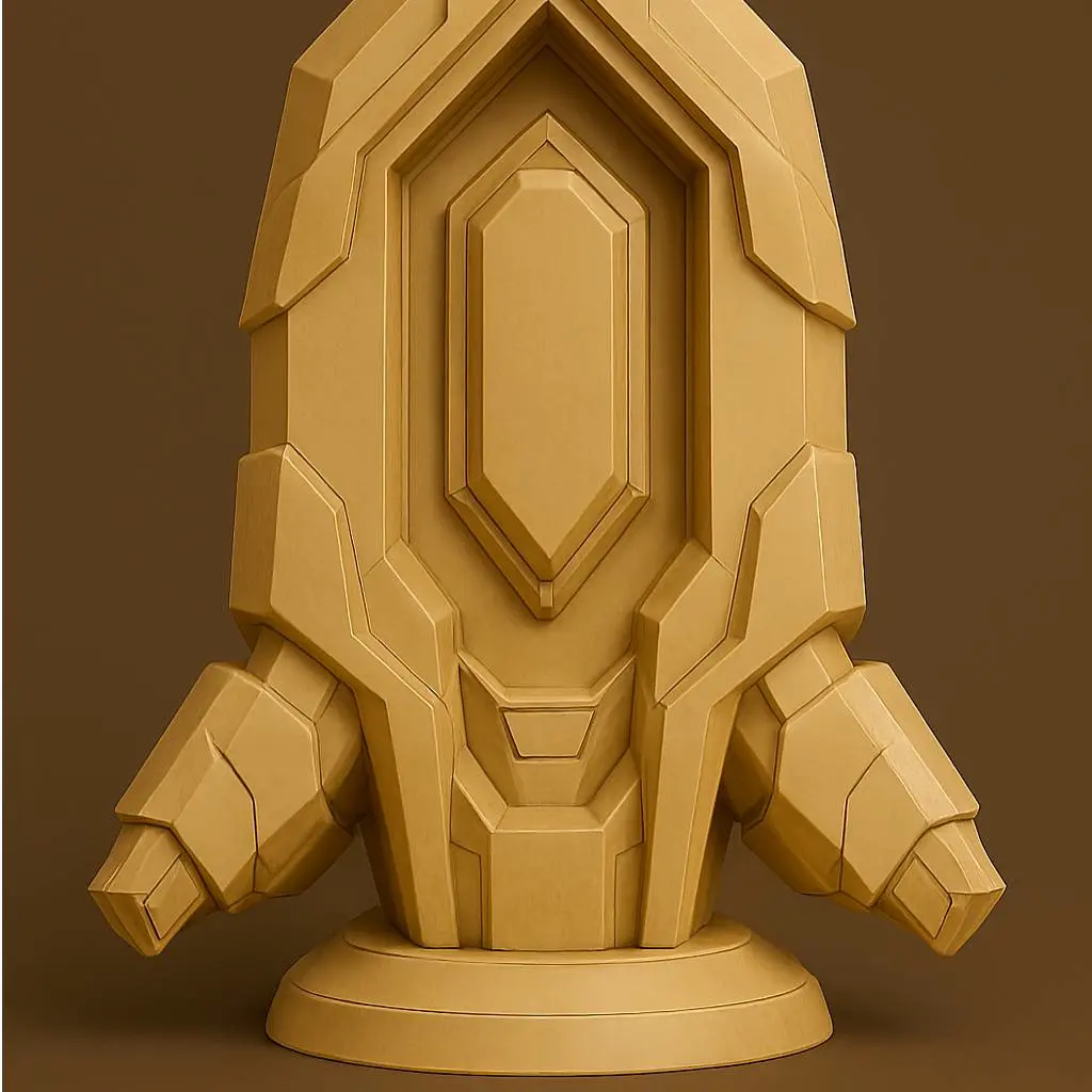 Cool futuristic gem 3d printable figure