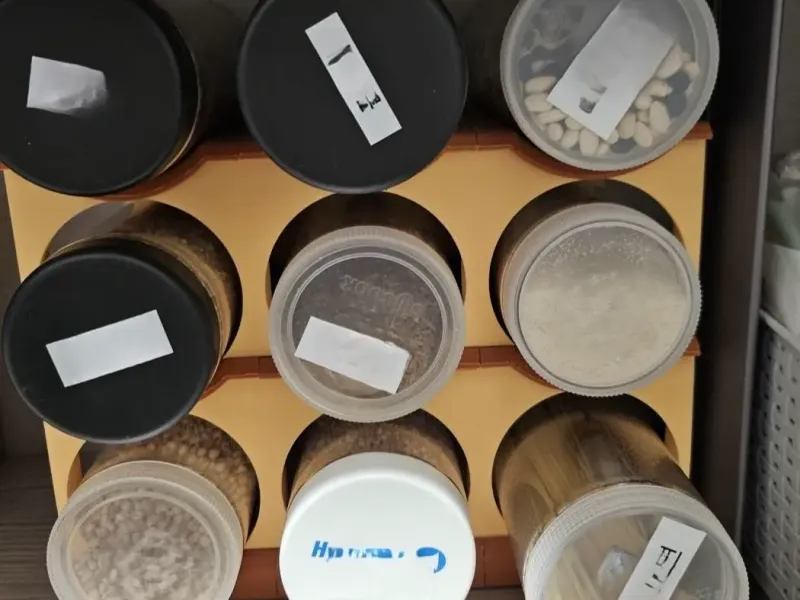 Round Container Storage Shelf