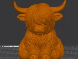 Highland Harmony Cow Statue-1