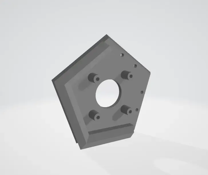 Dodecahedron face panel