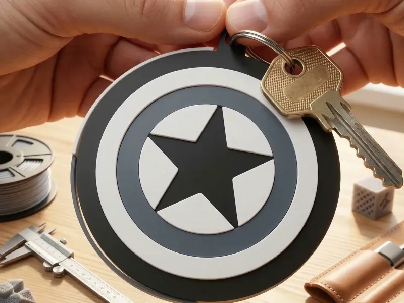 LLavero de SuperHerores - Capitan America