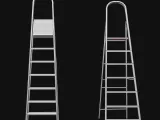 Foldable Step Ladder 3D Printable Model-2