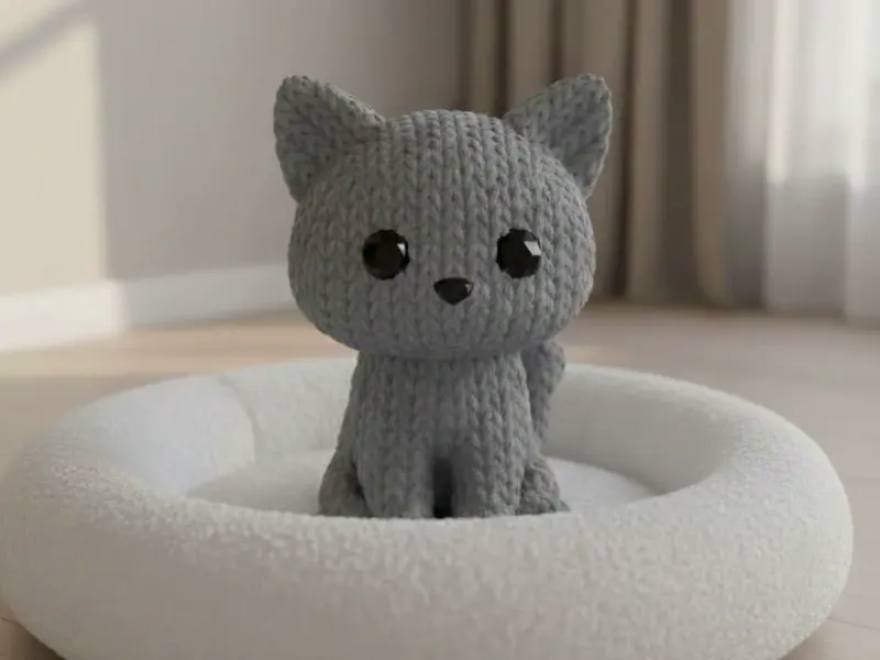 Cat Knitted - Crochet