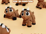 Articulated Goat 3D Print File: Flexi Fidget Toy-6