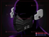 My Hero Academia Shinso Hitoshi Mask - Artificial Vocal Cord-4