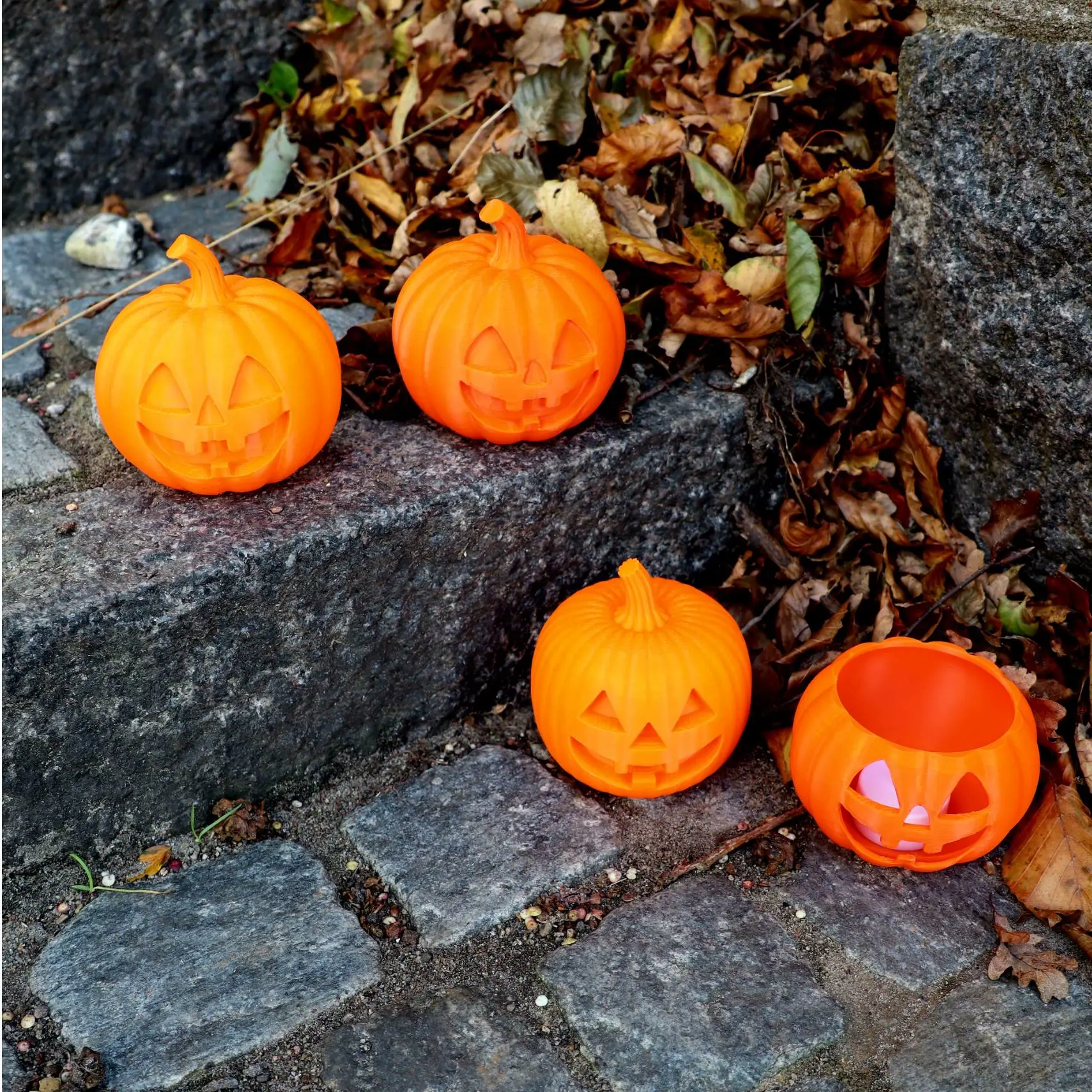 Halloween Pumpkin Decorations+Tealight version (4 versions)