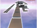 Asian passenger station with large tile building and wooden-4