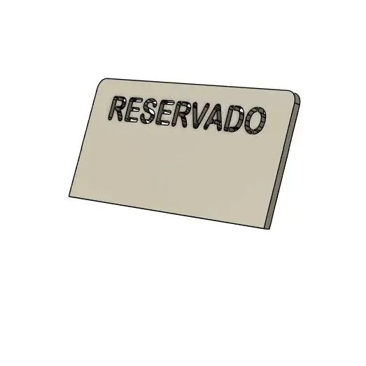 Cartel Reservado