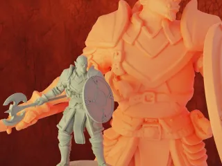 HALF-ORC D&D (SUBCLASS: WARRIOR + ARTIFICIAL)