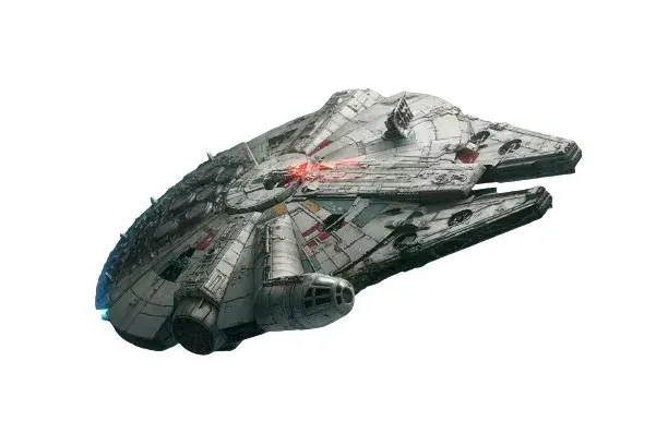 Modelo STL del Halcón Milenario de Star Wars