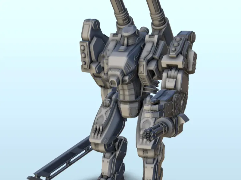 Goen combat robot (7) - sci-fi science fiction future 40k ba