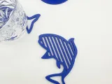 Fish Coaster with Holder-1