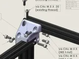 Crossbar Relocation Bracket Ender 5-2