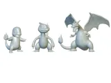 Pokemon Charizard &amp; Charmander &amp; Charmeleon (Impresión 3D)-0