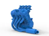 Engine of Three Quarter Midget Scale 1:25-8
