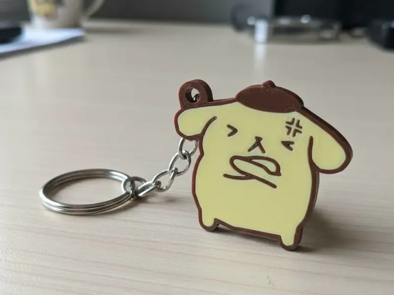 kEYCHAIN  POMPOMPURIN - sanrio 2