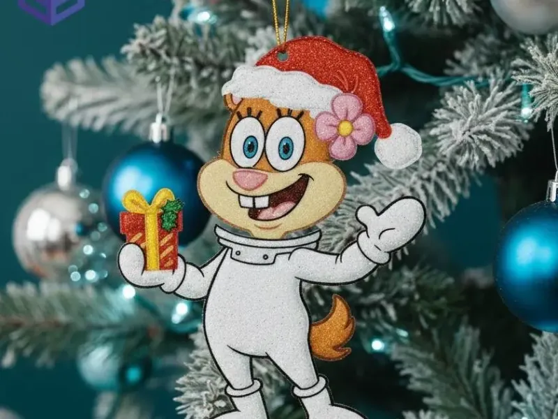 christmas ornament /Sandy Cheeks - Arenita