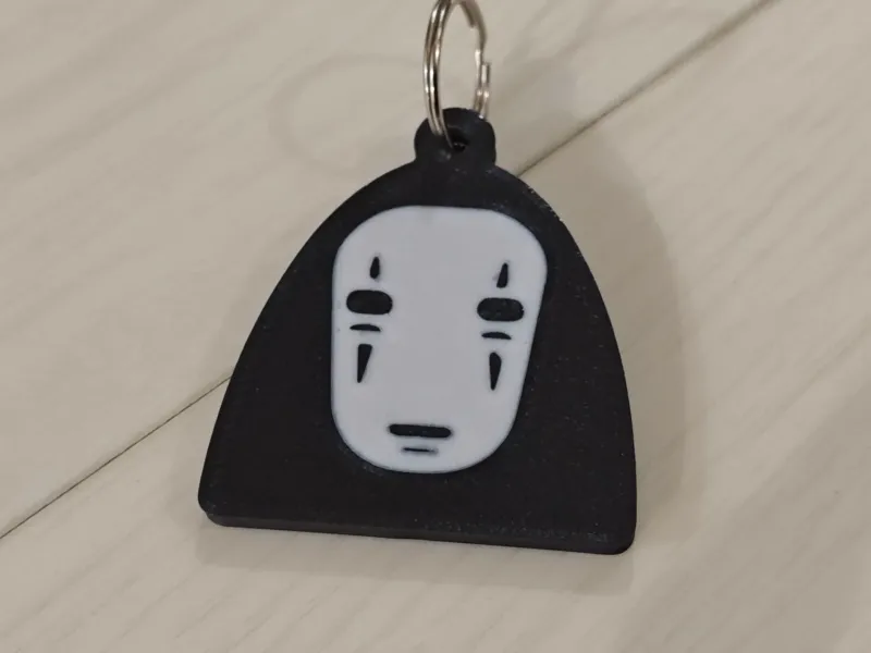 NO-FACE - chibi studio ghibli keychain