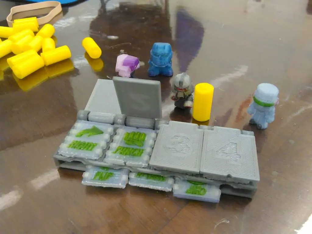 Bot Blitz Big Brute Battery Bit Battle 3D Printed Stragegy G