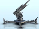 76mm M1931 AA cannon - WW2 terrain diaroma-3
