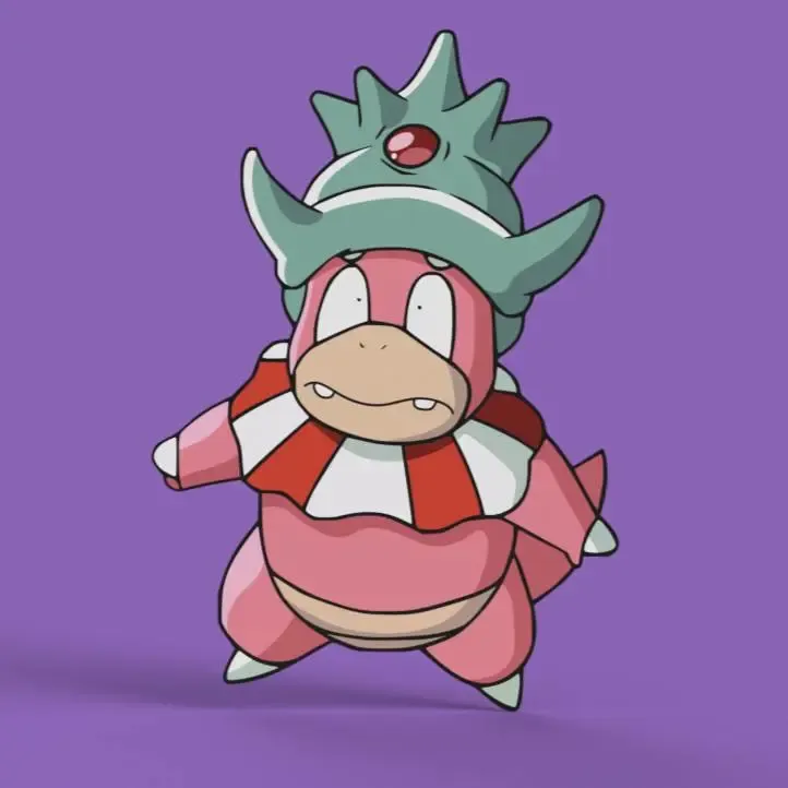 Slowking Wall Art